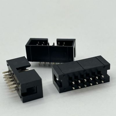 2.54mm Connessione di intestazione della scatola 12 pin IDC Intestazione della scatola 2x6p