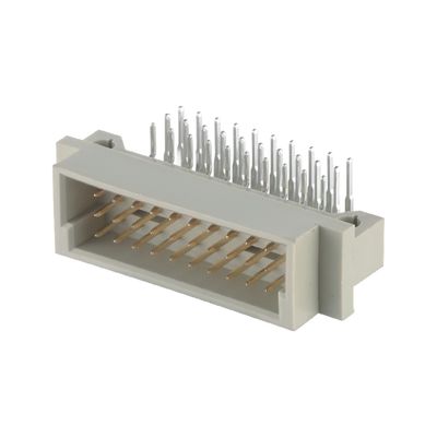 2.54mm DIN 41612 connettore 64 pin angolo destro pin femminile attraverso foro 3 fila connettore
