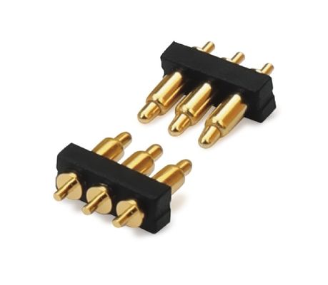 2.54mm Pitch Maschio 5 Pin PCB Connector Primavera carica Pogo Pin Connector Dip Tipo
