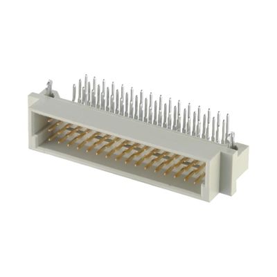 DIP Male Connector Din 41612 2.54mm attraverso foro 3 file di connettore PCB verticale