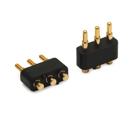 3.0 mm di passo 3 pin Placcato in oro SMT Tipo Automotive ottone Pogo Pin connettore per pcb