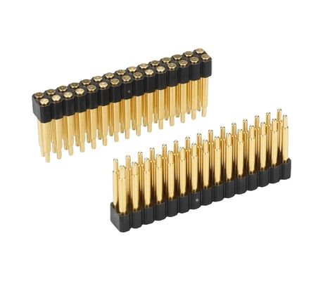 3.0 mm di passo 3 pin Placcato in oro SMT Tipo Automotive ottone Pogo Pin connettore per pcb