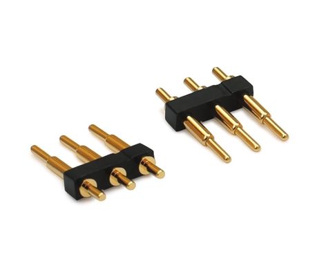3.0 mm di passo 3 pin Placcato in oro SMT Tipo Automotive ottone Pogo Pin connettore per pcb