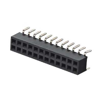 2.0mm H4.3 4.6mm Femminile Pin Header connettore angolo destro 90 gradi 2x2 2x40pin