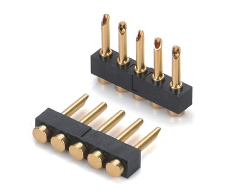 2.5mm 4 Pin Pogo Connector H3.5mm SMT Tipo Pogo in ottone placcato oro