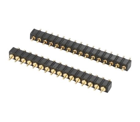 2.54mm 10 Pin doppia fila personalizzare Pogo Pin connettore placcato oro SMT