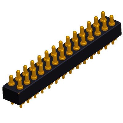 2.54mm H2.5 2x7Pin Pogo Pin Connector In ottone PCB a molla elettronica
