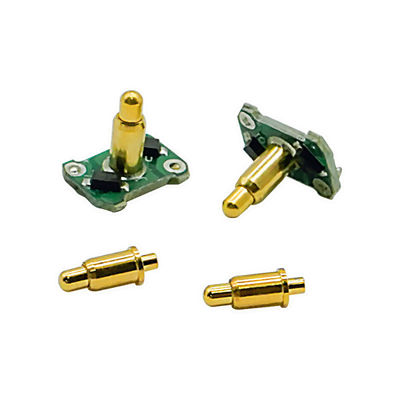 Customized 2.0mm Pitch Brass Pogo Pin 2row 14Pin Spring Loaded Connectors Maschio Sesso