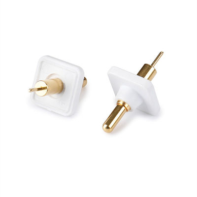 Alta potenza 9A batteria ottone POGO Pin connettore attraverso foro PCB pin a molla caricati