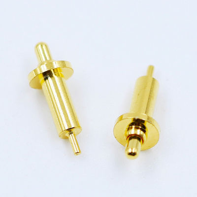 Personalizzazione 120g±20% Forza di molla DC12V Pin Pogo in ottone per il collegamento attraverso il foro