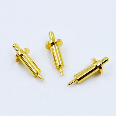 Personalizzazione 120g±20% Forza di molla DC12V Pin Pogo in ottone per il collegamento attraverso il foro