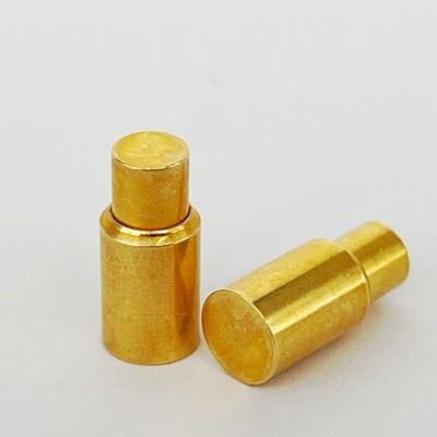 6.0mm C6801 Pogo in ottone SMT Connector Soldering Type Placcato in oro Personalizzato