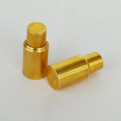 6.0mm C6801 Pogo in ottone SMT Connector Soldering Type Placcato in oro Personalizzato
