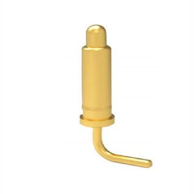 2.54mm passo 10pin angolo destro maschio ottone molla carica Magnetico Pogo Pin connettore
