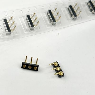 3p 2.54mm Fresco caricato donna Plunger palla Magnetico Pogo Pin connettore