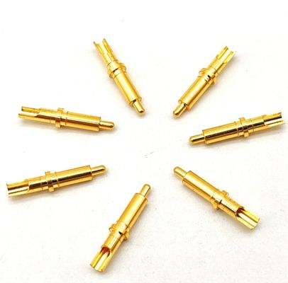 Connettore Pogo Pin ad alta corrente DC 12V Materiale di alloggiamento in lega di zinco caricato a molla