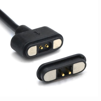 IP67 PCB impermeabile Femminile Pogo Pin Connector Cavo magnetico con rivestimento in oro e resistenza ai contatti massima di 50 mohm