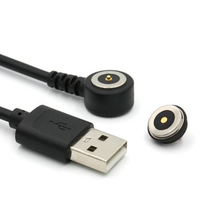 IP67 PCB impermeabile Femminile Pogo Pin Connector Cavo magnetico con rivestimento in oro e resistenza ai contatti massima di 50 mohm