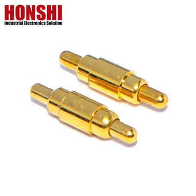Pini Pogo a doppia testa in ottone Lunghezza 6,5 mm Pini Pogo a doppia punta a molla