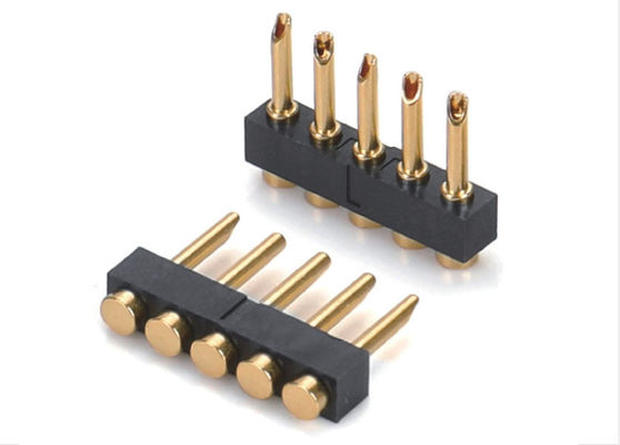 2.54mm Pitch Pogo Pin Connector Solder Tipo Pogo Pin femminile 1x05P