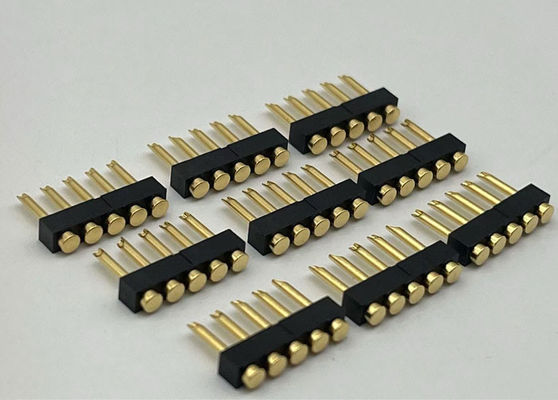 2.54mm Pitch Pogo Pin Connector Solder Tipo Pogo Pin femminile 1x05P