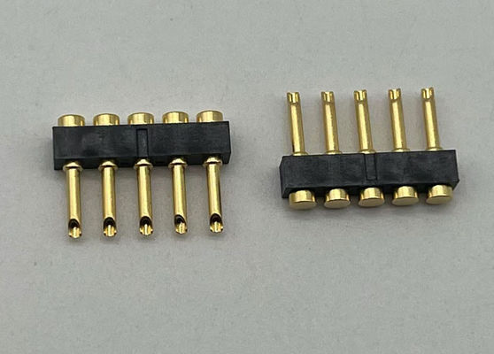2.54mm Pitch Pogo Pin Connector Solder Tipo Pogo Pin femminile 1x05P