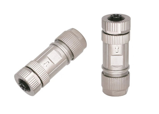 Connessione Ethernet a codice circolare M12 X Connessione a spina maschile femminile