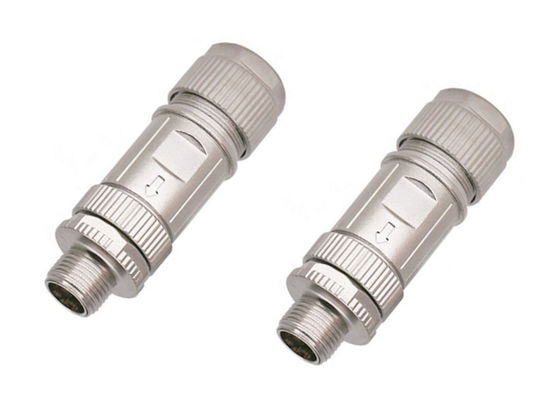 Connettore a filo circolare in lega di zinco M12 8 pin Maschio Ethernet