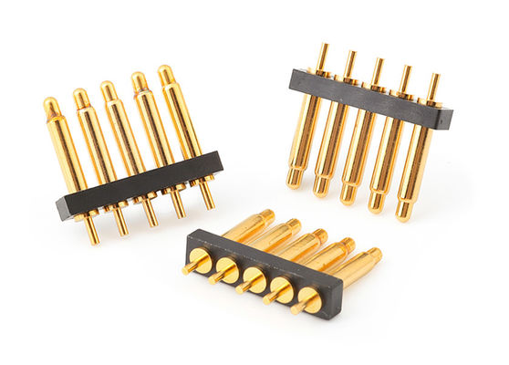 2.54mm 5pins Pogo Pin Connector Dip Tipo Per Spring Pin Connector
