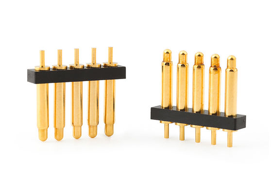 2.54mm 5pins Pogo Pin Connector Dip Tipo Per Spring Pin Connector
