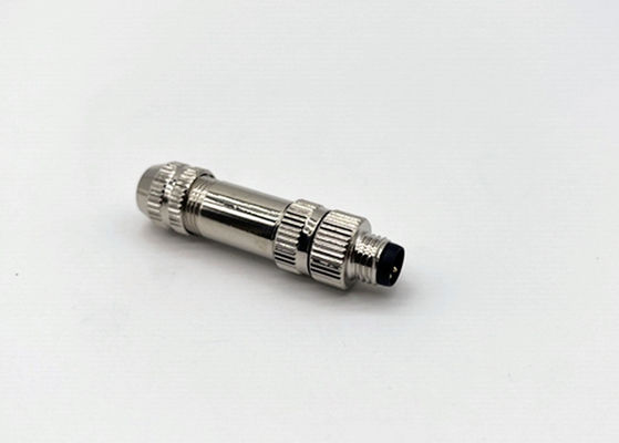 M8 IP67 connettore circolare maschio, chiusura a scudo 3 4 5 6 8 connettore tipo pin assembly