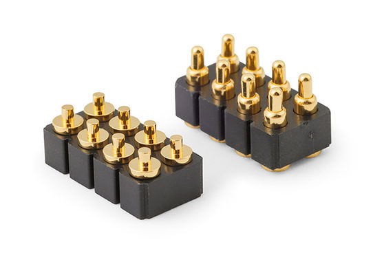 Connettore a 6 pin femminile Pogo Pin e connettore a molla per SMD Pcb personalizzabile