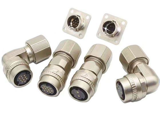Filtro di saldatura ad angolo destro, connettore circolare, 10 pin per il cavo servofreno