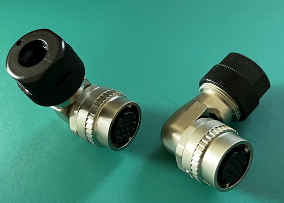 Filtro di saldatura ad angolo destro, connettore circolare, 10 pin per il cavo servofreno