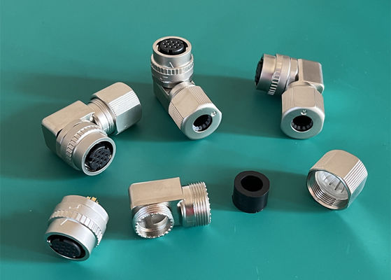Filtro di saldatura ad angolo destro, connettore circolare, 10 pin per il cavo servofreno