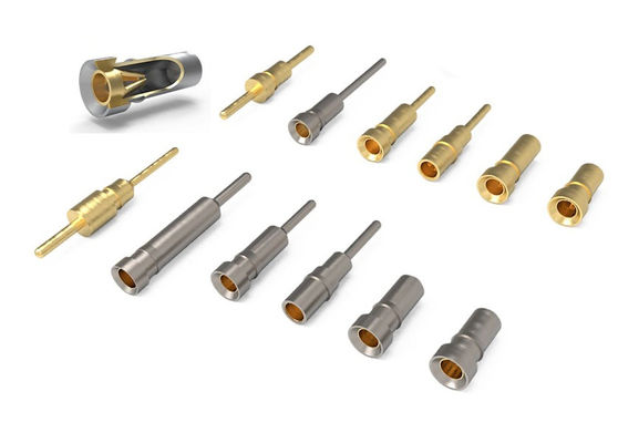 Pini di testa femminile lavorata Dia1.48xL9.40 Clip Contatto 4/6 Finger Tin Plated