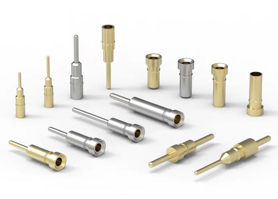 Pini di testa femminile lavorata Dia1.48xL9.40 Clip Contatto 4/6 Finger Tin Plated