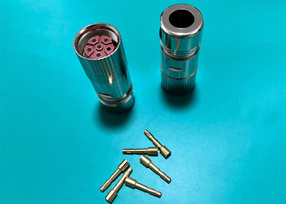 M23 Power Circular Wire Connector 6 Pin Servo Encoder Femminile Maschio Crimp Wire Plug