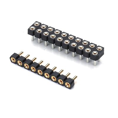 2.0 mm Maschio con intestazione a pin rotondo con connettore a PCB a doppia fila intestazione a pin lavorato