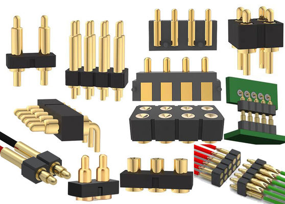 1x3P DIP Pogo Pin Connector Primavera carica 2 Pin - 40 Pin 2,54mm Pitch