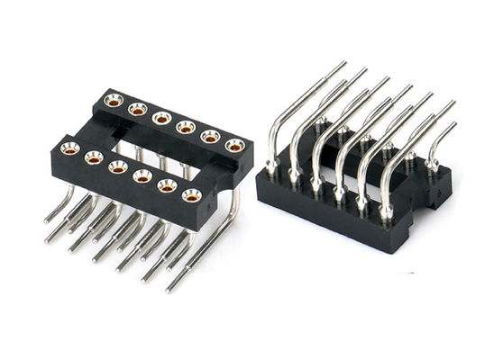 2.54mm IC Socket Round Female Header Connector SMT Tipo 6Pin 10Pin 28Pin fino a 64Pin