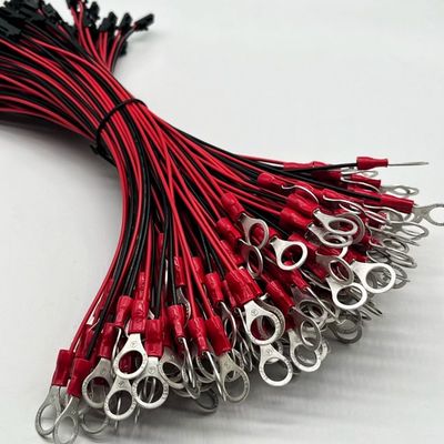 Connettore femminile Molex 2,54 mm 2p al terminale rotondo M4 con cavo del filo UL1007 22AWG Cavo