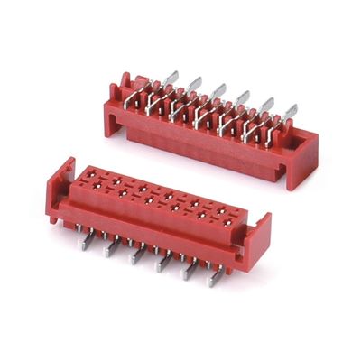 1,27 mm Red IDC Socket Micro Match IDC 4/6/8/10/12/16/20/24 Pin SMT Female Connettore