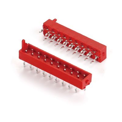 1,27 mm Red IDC Socket Micro Match IDC 4/6/8/10/12/16/20/24 Pin SMT Female Connettore