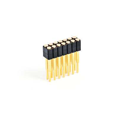 2.54mm 16P Pogo Pin Connector SMT Tipo Dorato Placcato Rame In molla Pogo Pins