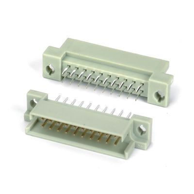 DIN 41612 connettore 2 fila 10 pin pin femminile dritto attraverso il foro 2x5 passo 2,54 mm DIP