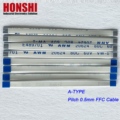 Ffc Flat Cable Custom Awm 20624 80c 60v Vw-1 4 6 8 12 15 22 32 40 68 Ffc Fpc