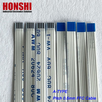 Connettori a flessione piatta AWM 20624 Gruppo cavo a nastro piatto a 4 pin a 4 pin a 4 pin