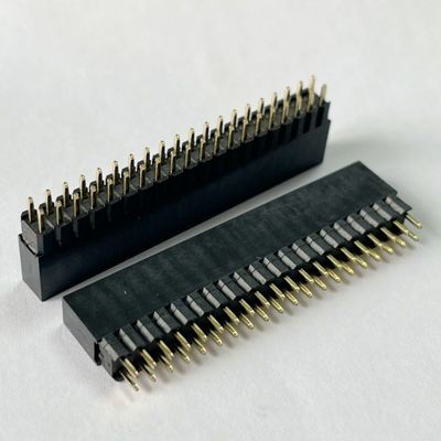2,54 mm a doppia riga del passo H8,5 mm Connettore del perno femmina Pin Female Connettore