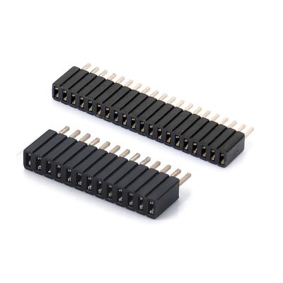 1.0 Femminile Testa Dip doppia fila Retta PA6T Nera 2pin-100pin Board To Board connettore